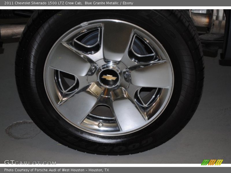 Blue Granite Metallic / Ebony 2011 Chevrolet Silverado 1500 LTZ Crew Cab