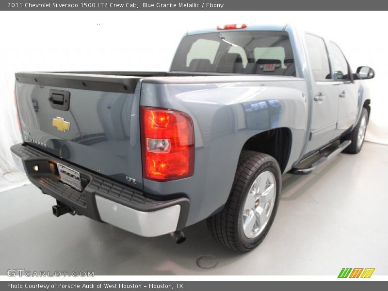 Blue Granite Metallic / Ebony 2011 Chevrolet Silverado 1500 LTZ Crew Cab
