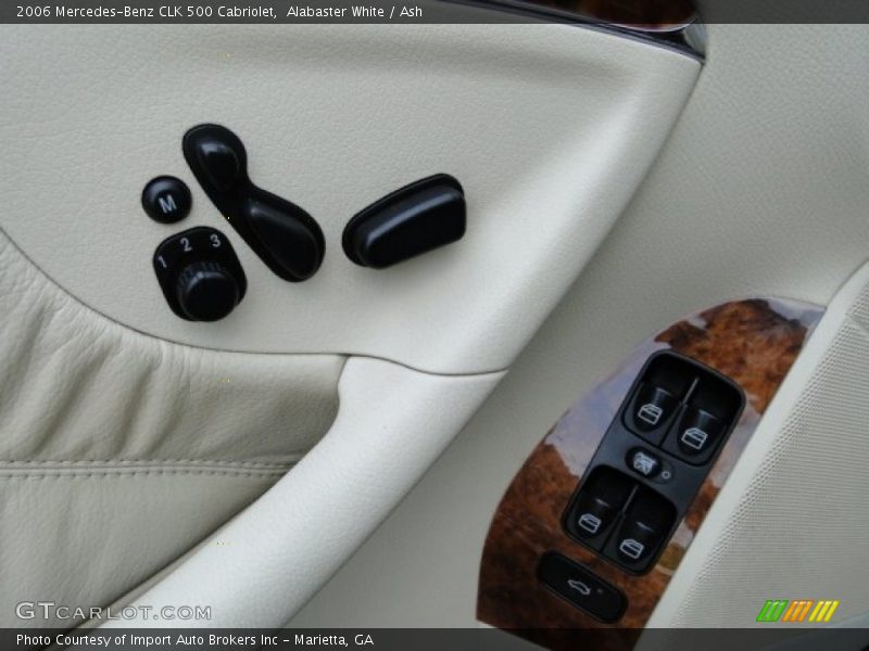 Alabaster White / Ash 2006 Mercedes-Benz CLK 500 Cabriolet