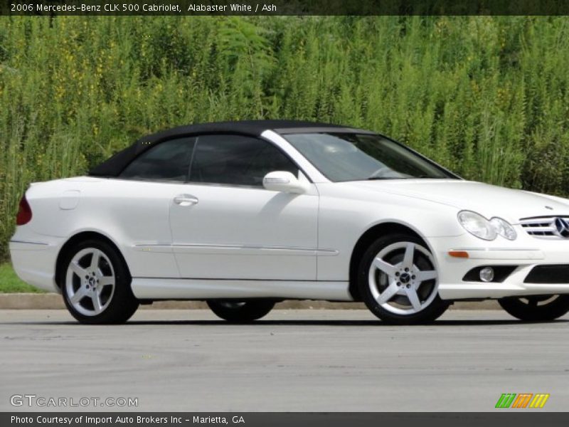 Alabaster White / Ash 2006 Mercedes-Benz CLK 500 Cabriolet