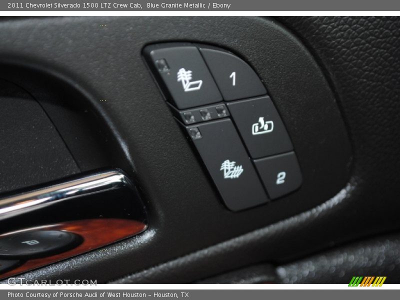 Blue Granite Metallic / Ebony 2011 Chevrolet Silverado 1500 LTZ Crew Cab