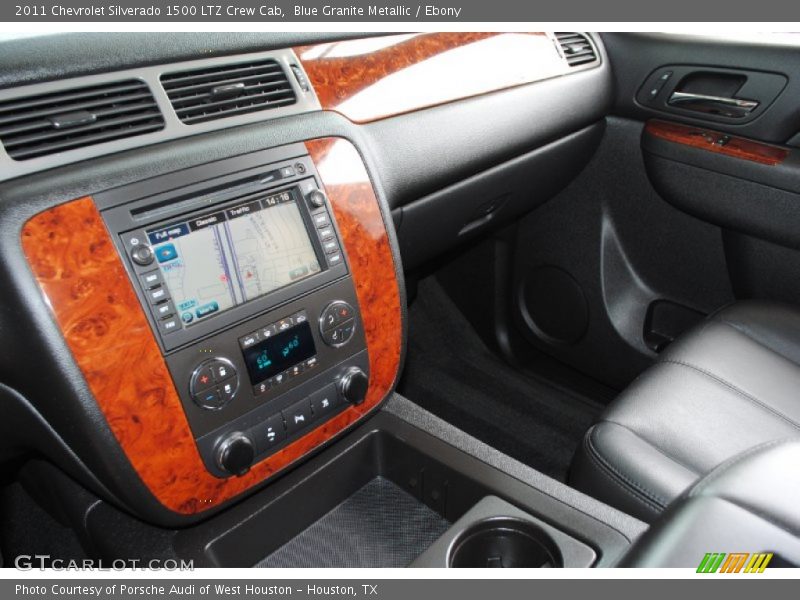 Blue Granite Metallic / Ebony 2011 Chevrolet Silverado 1500 LTZ Crew Cab