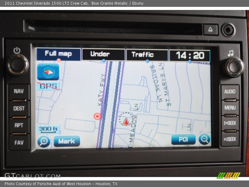 Blue Granite Metallic / Ebony 2011 Chevrolet Silverado 1500 LTZ Crew Cab