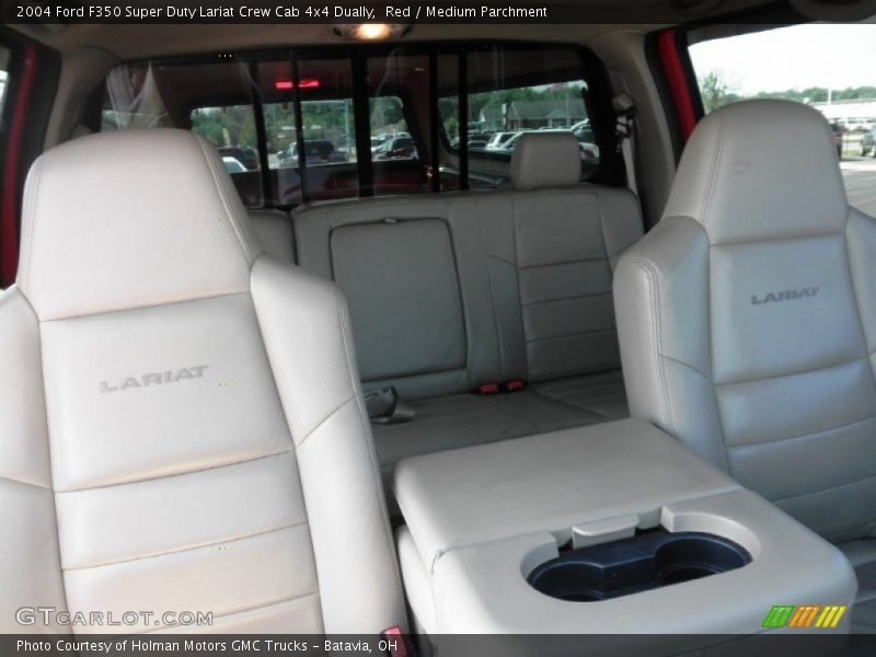  2004 F350 Super Duty Lariat Crew Cab 4x4 Dually Medium Parchment Interior