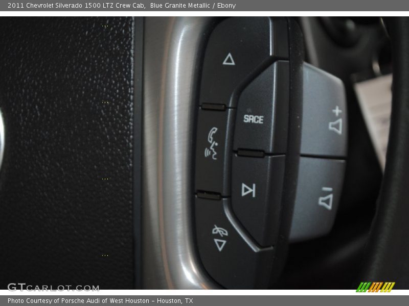 Blue Granite Metallic / Ebony 2011 Chevrolet Silverado 1500 LTZ Crew Cab