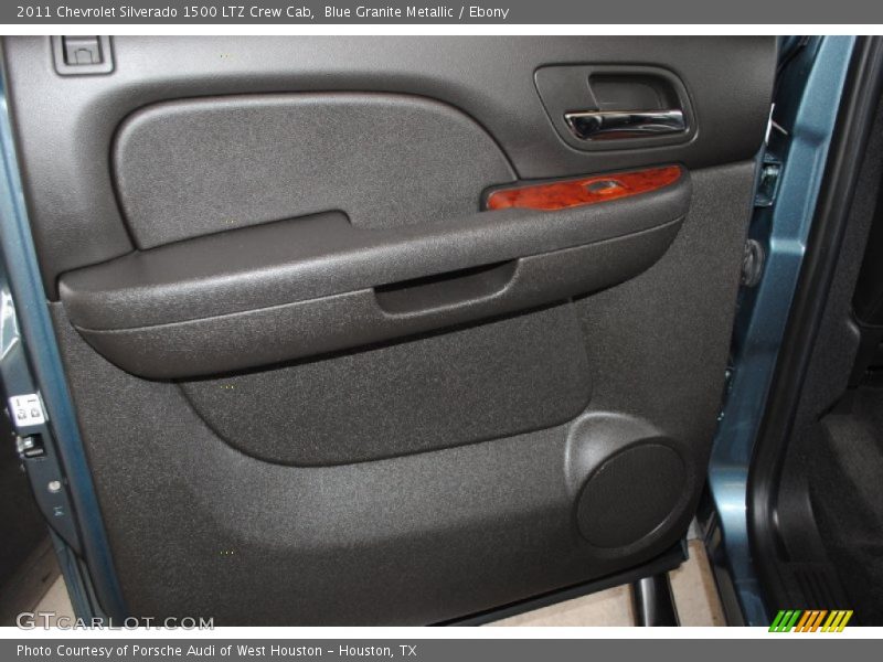 Blue Granite Metallic / Ebony 2011 Chevrolet Silverado 1500 LTZ Crew Cab