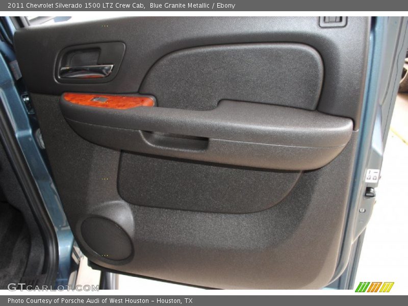 Blue Granite Metallic / Ebony 2011 Chevrolet Silverado 1500 LTZ Crew Cab