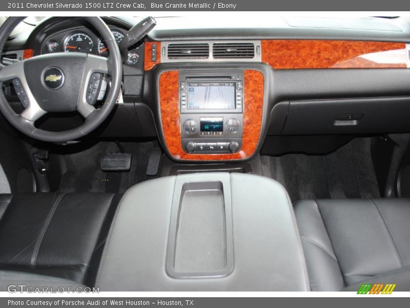 Blue Granite Metallic / Ebony 2011 Chevrolet Silverado 1500 LTZ Crew Cab