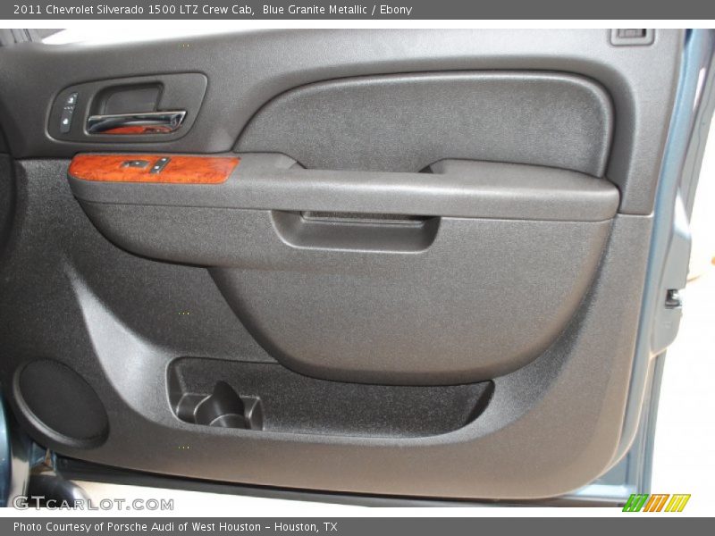Blue Granite Metallic / Ebony 2011 Chevrolet Silverado 1500 LTZ Crew Cab