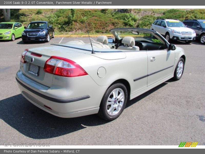 Parchment Silver Metallic / Parchment 2006 Saab 9-3 2.0T Convertible