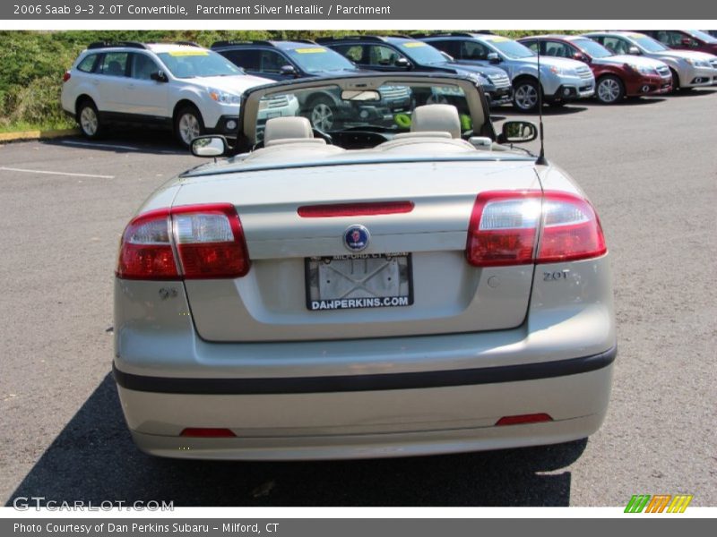 Parchment Silver Metallic / Parchment 2006 Saab 9-3 2.0T Convertible