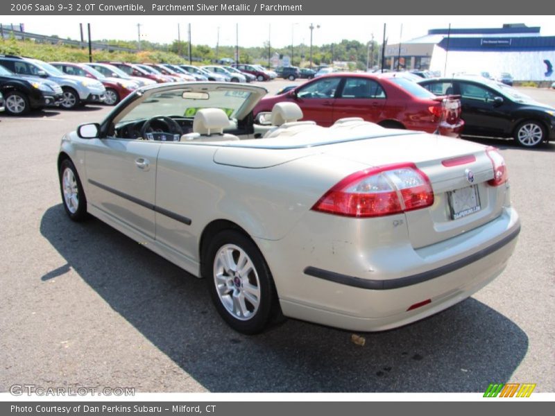 Parchment Silver Metallic / Parchment 2006 Saab 9-3 2.0T Convertible