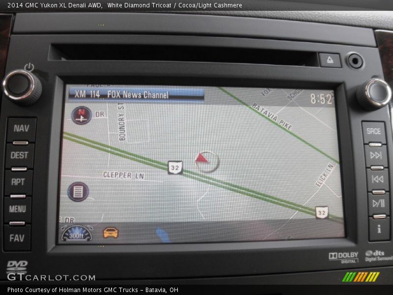 Navigation of 2014 Yukon XL Denali AWD