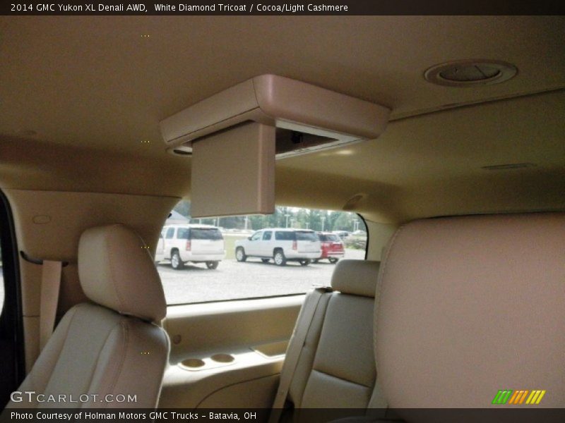 White Diamond Tricoat / Cocoa/Light Cashmere 2014 GMC Yukon XL Denali AWD