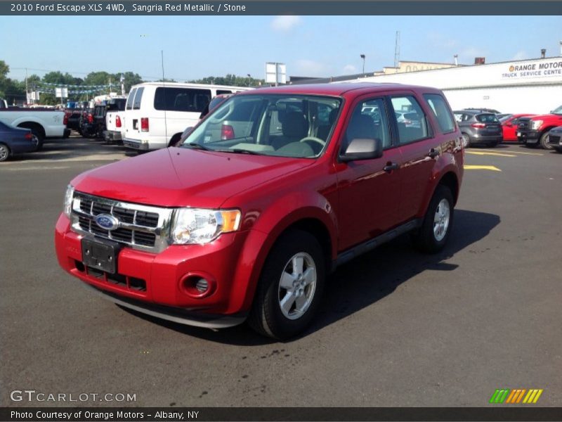 Sangria Red Metallic / Stone 2010 Ford Escape XLS 4WD