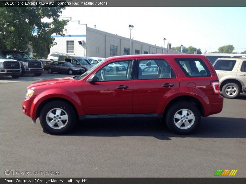 Sangria Red Metallic / Stone 2010 Ford Escape XLS 4WD