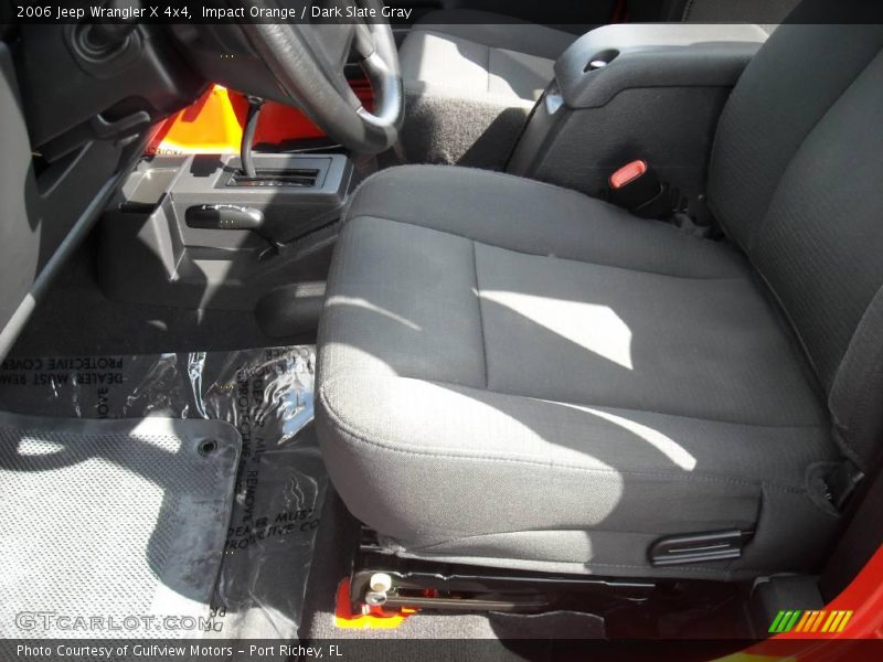 Impact Orange / Dark Slate Gray 2006 Jeep Wrangler X 4x4