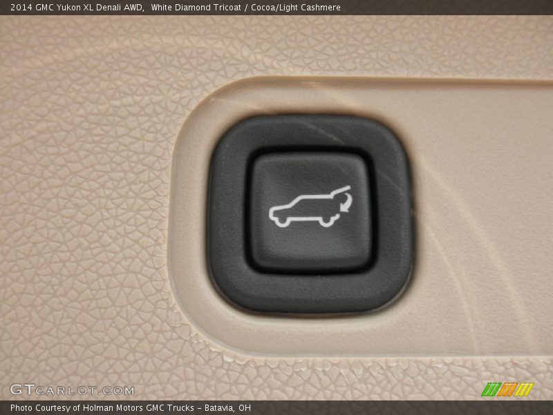 White Diamond Tricoat / Cocoa/Light Cashmere 2014 GMC Yukon XL Denali AWD