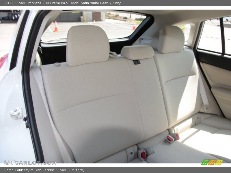 Satin White Pearl / Ivory 2012 Subaru Impreza 2.0i Premium 5 Door