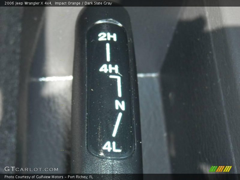 Impact Orange / Dark Slate Gray 2006 Jeep Wrangler X 4x4