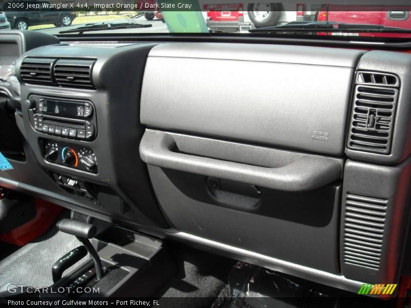 Impact Orange / Dark Slate Gray 2006 Jeep Wrangler X 4x4
