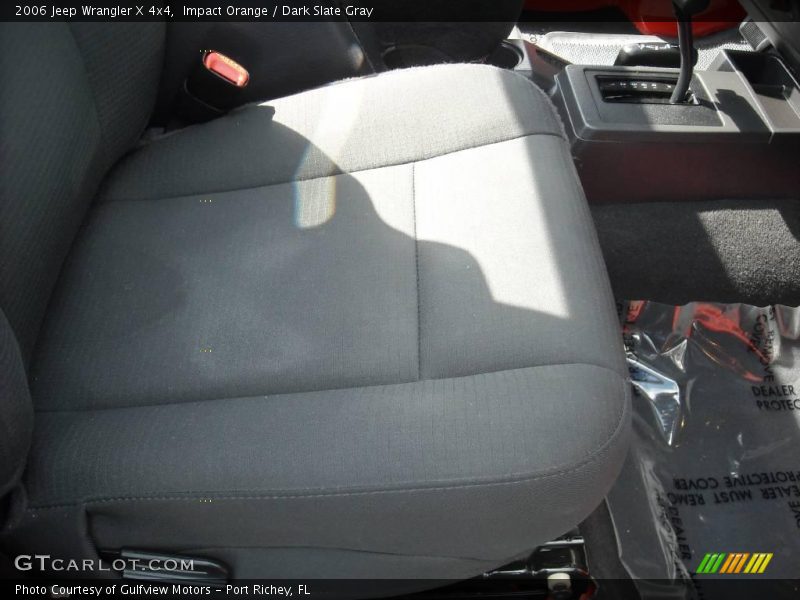 Impact Orange / Dark Slate Gray 2006 Jeep Wrangler X 4x4