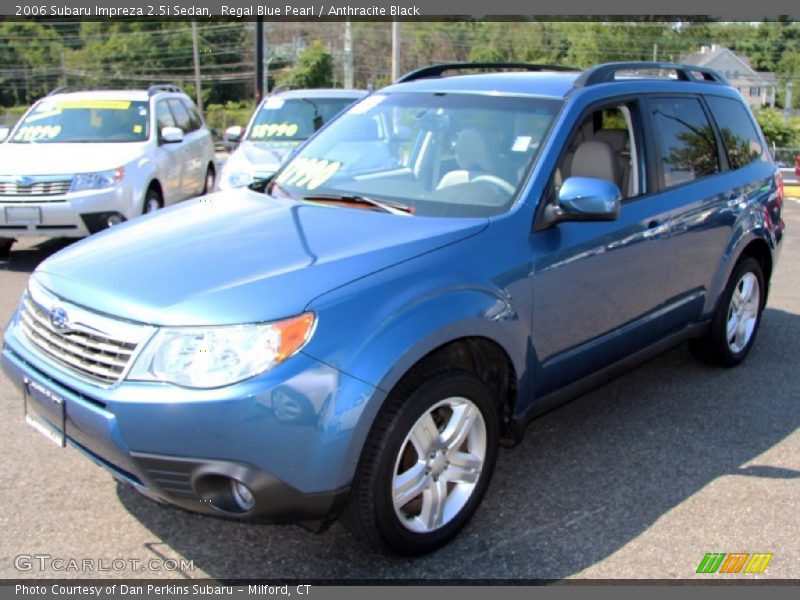 Regal Blue Pearl / Anthracite Black 2006 Subaru Impreza 2.5i Sedan