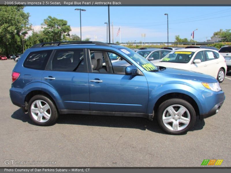 Regal Blue Pearl / Anthracite Black 2006 Subaru Impreza 2.5i Sedan