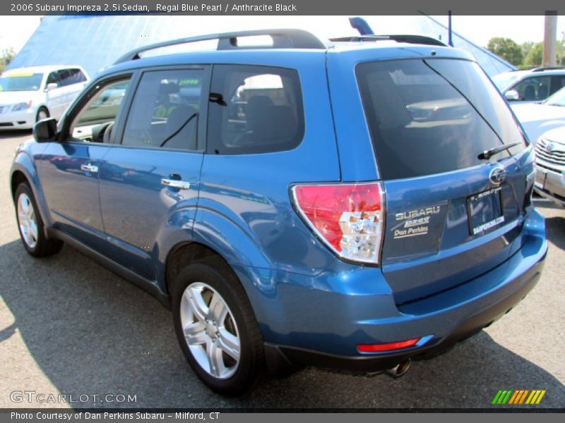 Regal Blue Pearl / Anthracite Black 2006 Subaru Impreza 2.5i Sedan