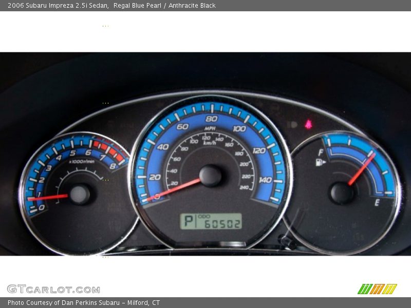 Regal Blue Pearl / Anthracite Black 2006 Subaru Impreza 2.5i Sedan