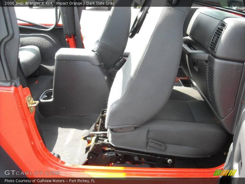Impact Orange / Dark Slate Gray 2006 Jeep Wrangler X 4x4