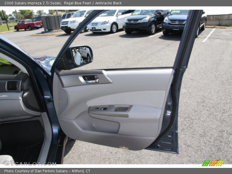 Regal Blue Pearl / Anthracite Black 2006 Subaru Impreza 2.5i Sedan