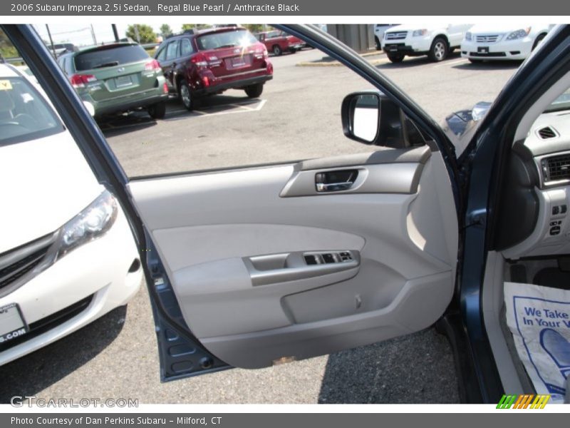 Regal Blue Pearl / Anthracite Black 2006 Subaru Impreza 2.5i Sedan