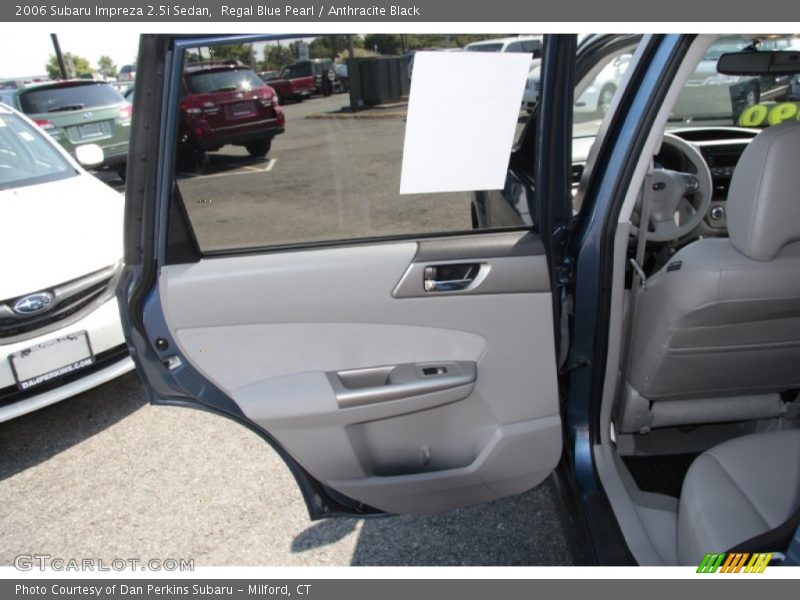 Regal Blue Pearl / Anthracite Black 2006 Subaru Impreza 2.5i Sedan