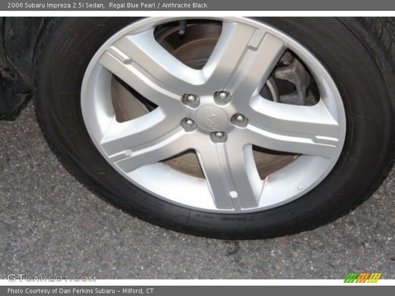 Regal Blue Pearl / Anthracite Black 2006 Subaru Impreza 2.5i Sedan