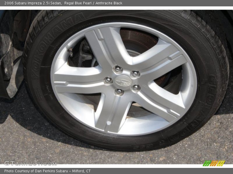 Regal Blue Pearl / Anthracite Black 2006 Subaru Impreza 2.5i Sedan