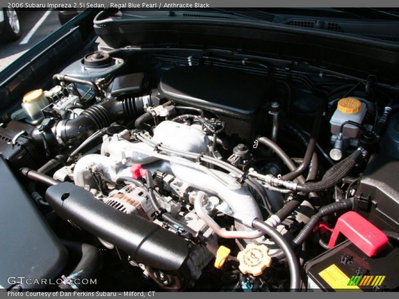 Regal Blue Pearl / Anthracite Black 2006 Subaru Impreza 2.5i Sedan