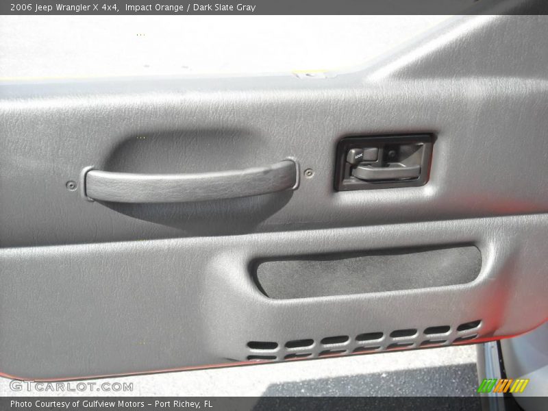 Impact Orange / Dark Slate Gray 2006 Jeep Wrangler X 4x4