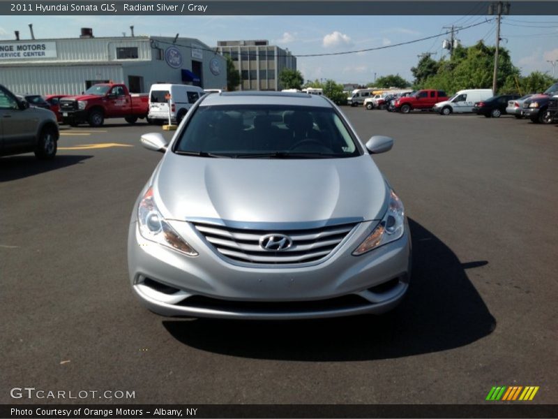 Radiant Silver / Gray 2011 Hyundai Sonata GLS