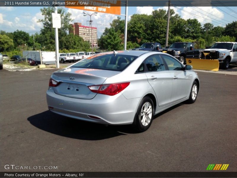 Radiant Silver / Gray 2011 Hyundai Sonata GLS