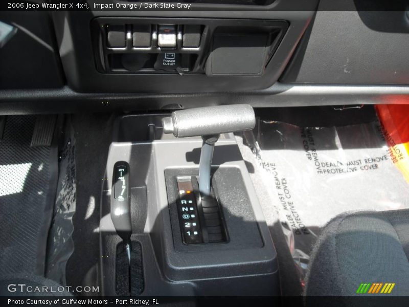 Impact Orange / Dark Slate Gray 2006 Jeep Wrangler X 4x4