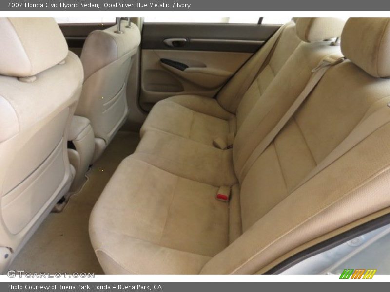 Opal Silver Blue Metallic / Ivory 2007 Honda Civic Hybrid Sedan