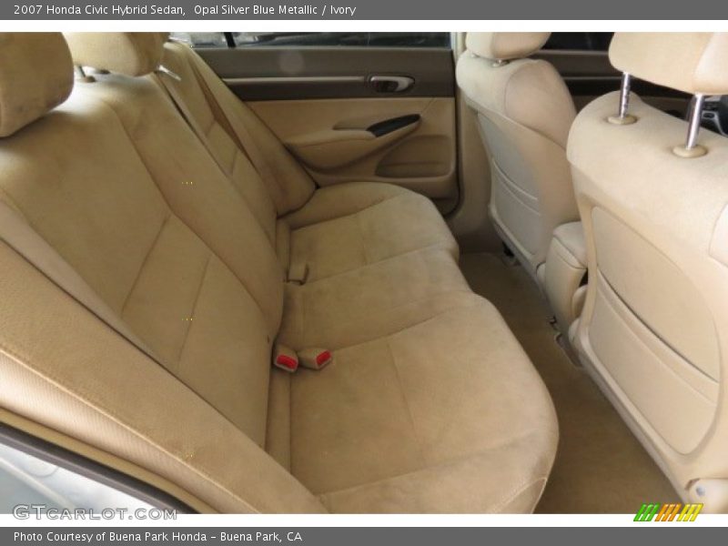 Opal Silver Blue Metallic / Ivory 2007 Honda Civic Hybrid Sedan