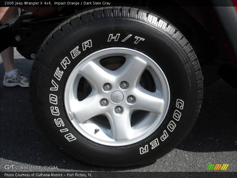 Impact Orange / Dark Slate Gray 2006 Jeep Wrangler X 4x4
