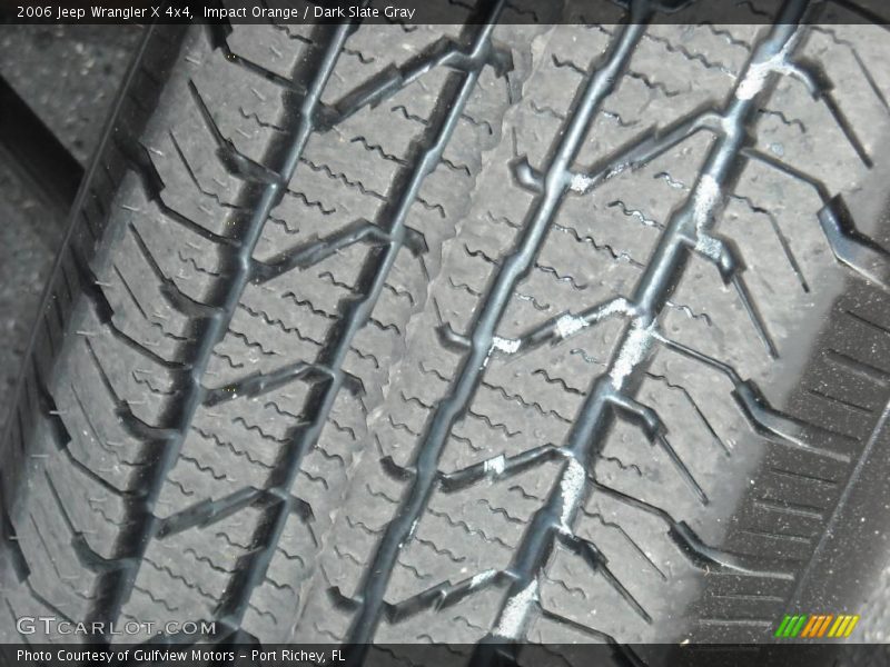 Impact Orange / Dark Slate Gray 2006 Jeep Wrangler X 4x4