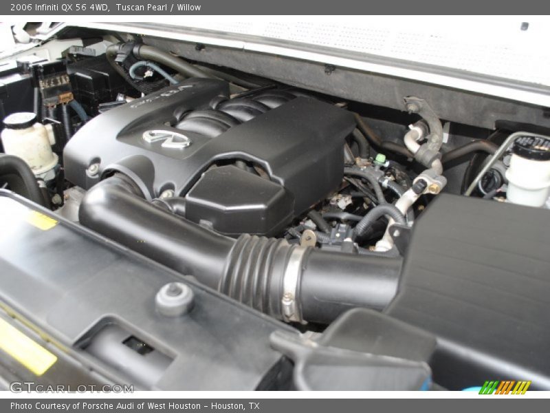  2006 QX 56 4WD Engine - 5.6 Liter DOHC 32-Valve VVT V8