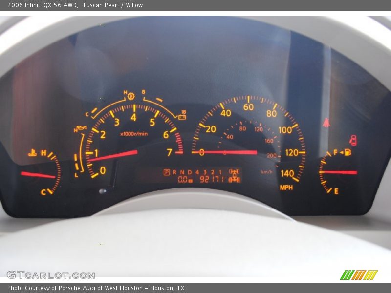  2006 QX 56 4WD 56 4WD Gauges