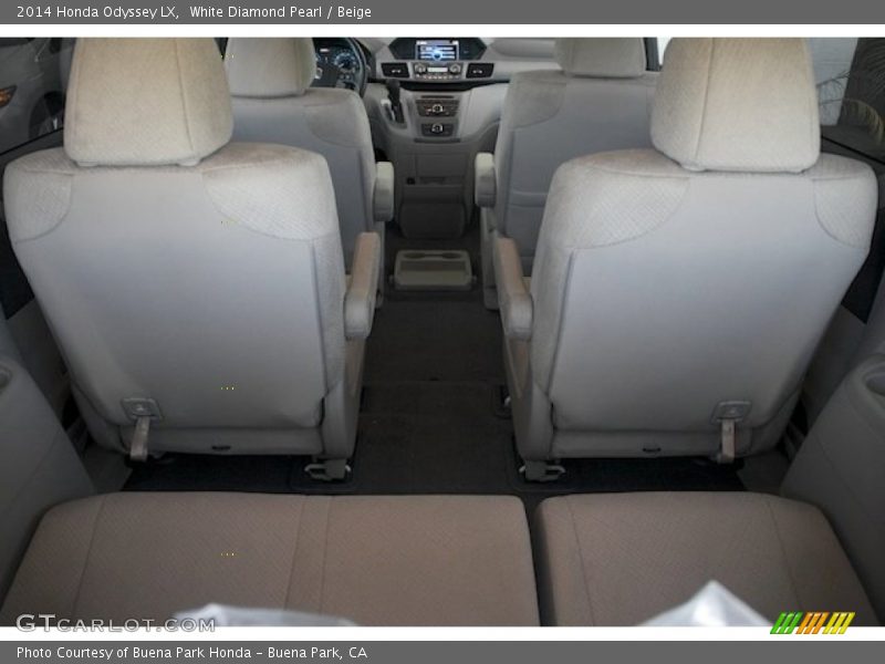 White Diamond Pearl / Beige 2014 Honda Odyssey LX