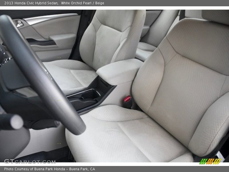Front Seat of 2013 Civic Hybrid Sedan