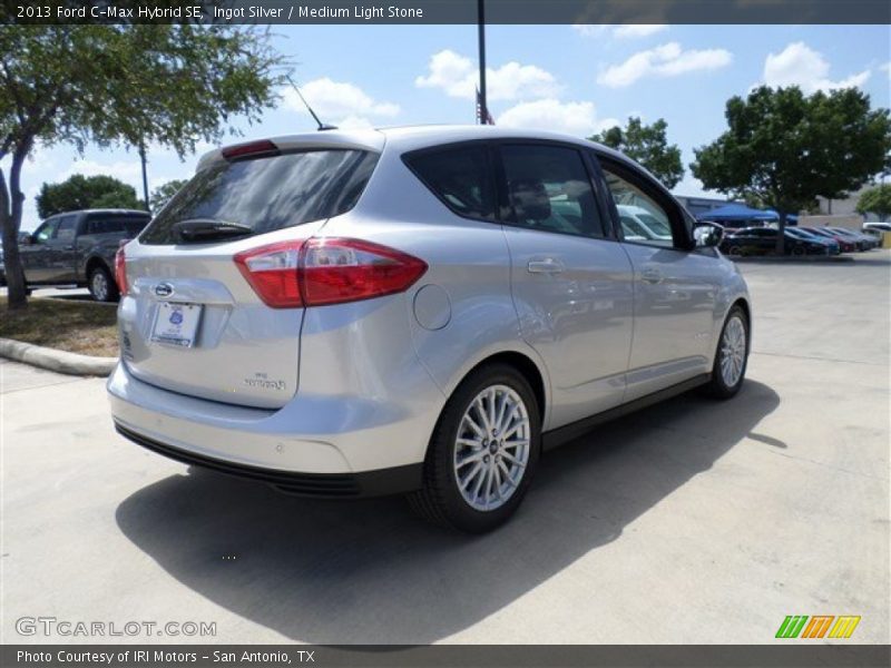 Ingot Silver / Medium Light Stone 2013 Ford C-Max Hybrid SE